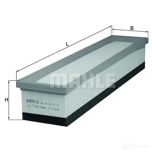 Воздушный фильтр KNECHT 415707 705549 95 61BI5W lx3144 изображение 0