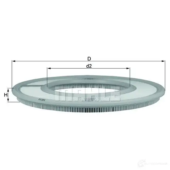 Воздушный фильтр KNECHT 416053 OVICS 77 002546 lx66 изображение 0