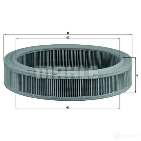 Воздушный фильтр KNECHT 416259 G0V4X lx899 7 8444341 изображение 0