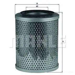 Воздушный фильтр KNECHT 415425 784455 04 lx196 FBQHAB изображение 0
