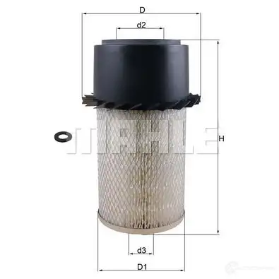Воздушный фильтр KNECHT lx17 771 09556 S4AWY 415318