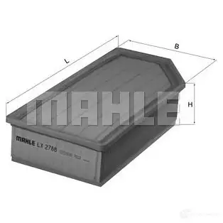 Воздушный фильтр KNECHT Y9P4YHB 415593 703 90775 lx2788