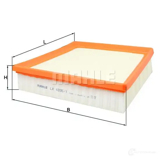 Воздушный фильтр KNECHT GB1EIPI lx43351 1193562142 7 2445155