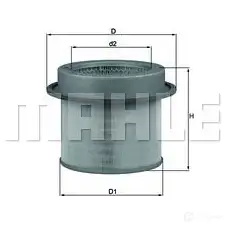 Воздушный фильтр KNECHT lx671 7969 1239 MN73T06 416062