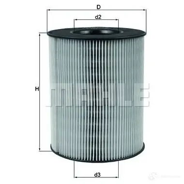 Воздушный фильтр KNECHT N4ZN3 416163 798507 44 lx794