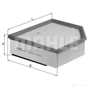 Воздушный фильтр KNECHT 7032847 6 D5EHM3W lx12891 415184 изображение 0