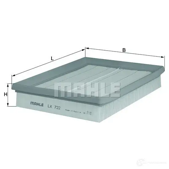 Воздушный фильтр KNECHT lx722 416108 EZM1M7 796913 53 изображение 0