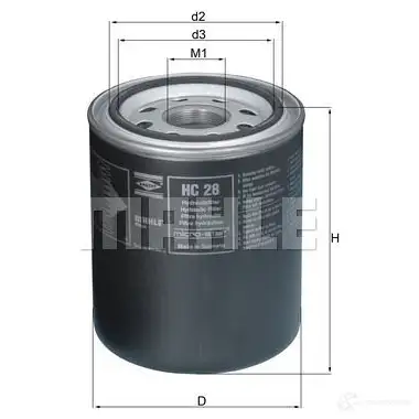 Фильтр режима гидравлики KNECHT 413818 6FLQG4 hc28 768 27893