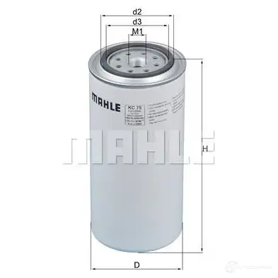Топливный фильтр KNECHT 413984 kc75 787987 20 8R1N8