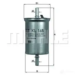 Топливный фильтр KNECHT kl165 414046 7848496 6 G56N4J