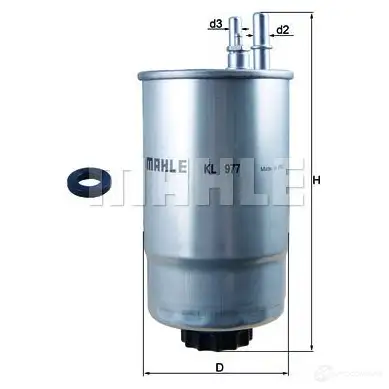 Топливный фильтр KNECHT 724 00202 kl977d IHWRX 1193560486