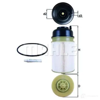 Топливный фильтр KNECHT 414385 72379047 KX 406D ECO kx406d