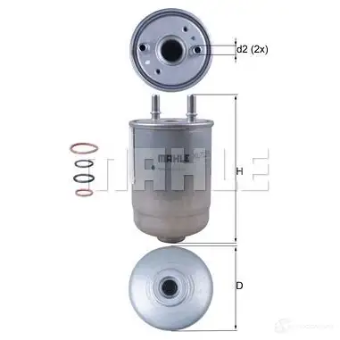 Топливный фильтр KNECHT kl7525d 72 375243 D36Q9 414248