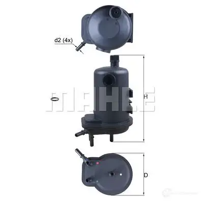 Топливный фильтр KNECHT 703 85051 kl633d 414227 2XPQ5S