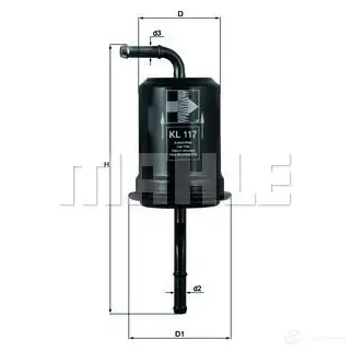 Топливный фильтр KNECHT Z5JRJ kl117 414013 796 31219