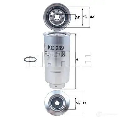 Топливный фильтр KNECHT kc239d 1437548137 V52 8O