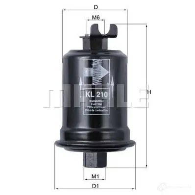 Топливный фильтр KNECHT 784 44366 kl210 414082 SLCWEC