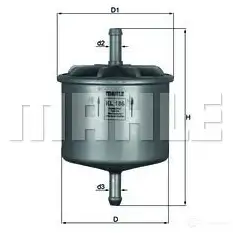 Топливный фильтр KNECHT 414064 EACSP kl186 7986168 3