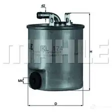 Топливный фильтр KNECHT kl174 X5KXOM5 414054 78 540965