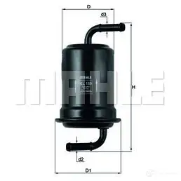 Топливный фильтр KNECHT 414044 kl159 7 9804626 W2SOE