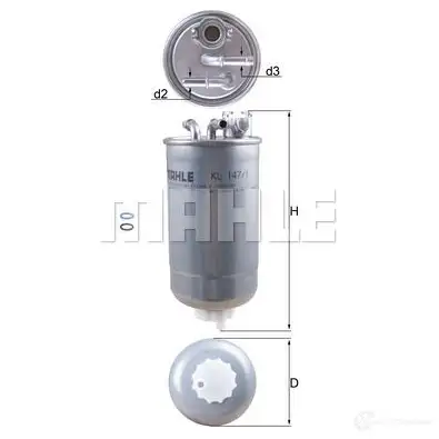 Топливный фильтр KNECHT 7 6593008 414034 kl1471d RRPHCPW
