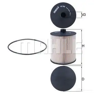 Топливный фильтр KNECHT kx335d 70577955 KX 335D ECO 414355