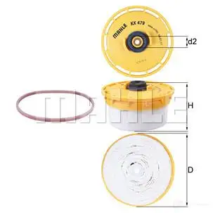 Топливный фильтр KNECHT 414393 YN44I 72 418185 kx479d изображение 0