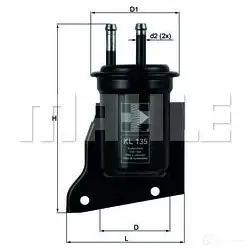 Топливный фильтр KNECHT 796316 15 A84OU26 414025 kl135