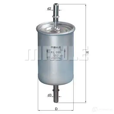 Топливный фильтр KNECHT kl555 70 351682 414196 550WN