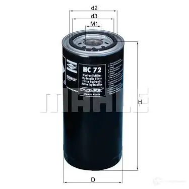 Фильтр АКПП, гидравлический KNECHT hc64 413823 7 6887186 LGCAS73 изображение 0