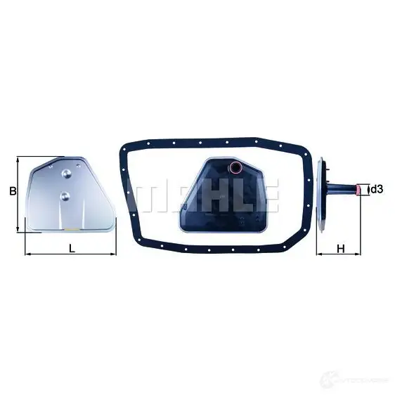 Фильтр АКПП, гидравлический KNECHT hx162d 724401 30 1193559998 T43RZK