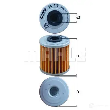 Масляный фильтр KNECHT 416890 724 07310 ox810 TILVZFF изображение 0