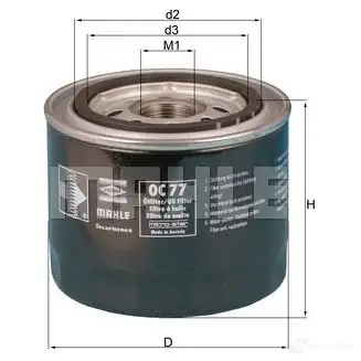 Масляный фильтр KNECHT oc77 77 021264 2FZ5SO 416615 изображение 0