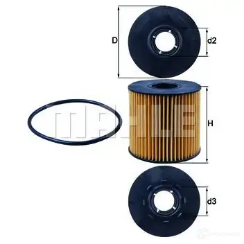 Масляный фильтр KNECHT OX 210D ECO ox210d 416742 76543607