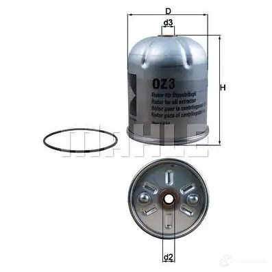Масляный фильтр KNECHT oz3d 96MNL3 76542 690 416917
