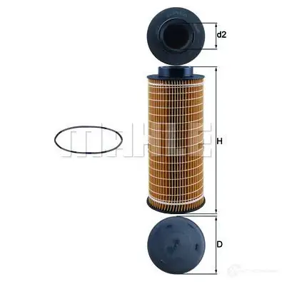 Масляный фильтр KNECHT 416785 OX 376D ECO ox376d 70317027