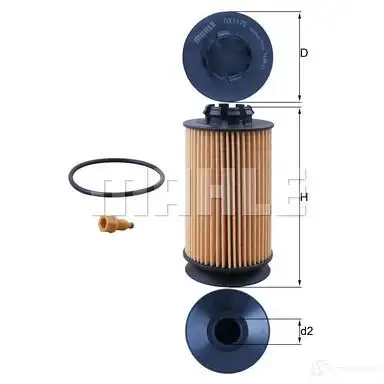 Масляный фильтр KNECHT DPXJ K ox1175d 1437558311