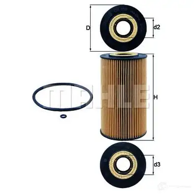 Масляный фильтр KNECHT OX 169D ECO 78433831 ox169d 416711 изображение 0