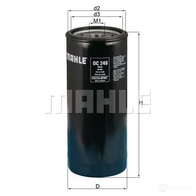 Масляный фильтр KNECHT ILNDZ9 oc246 416464 787986 88 изображение 0