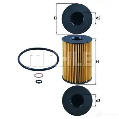 Масляный фильтр KNECHT ox3537d 70539488 OX 353/7D ECO 416766