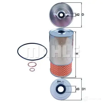 Масляный фильтр KNECHT 416875 6G2E1 7057444 2 ox78d1