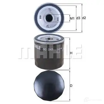 Масляный фильтр KNECHT 416463 oc243 BK7JB42 7 8796260