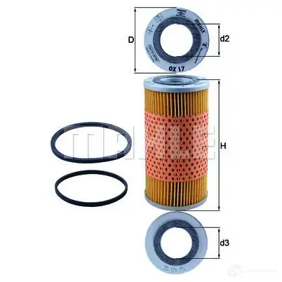 Масляный фильтр KNECHT 775351 07 ox17d 2Z38FEH 416722