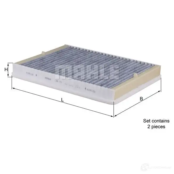 Салонный фильтр KNECHT LAO 73/S 414911 76888200 lak73s изображение 0