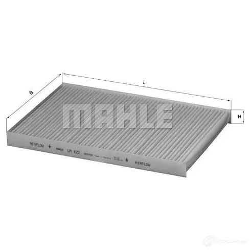 Салонный фильтр KNECHT 414568 la370 TGW2L 70350 716