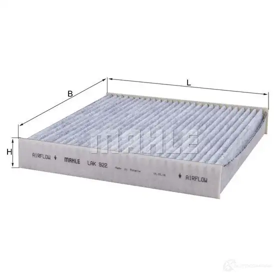 Салонный фильтр KNECHT 414937 72415070 LA 922 lak922 изображение 0