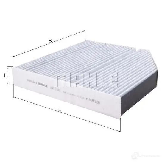 Салонный фильтр KNECHT 72456004 LAO 1161 lak1161 1207876041 изображение 0