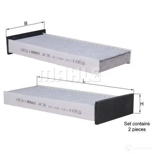 Салонный фильтр KNECHT lak296s LA 296/S 414837 72352922