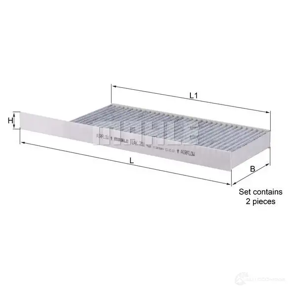 Салонный фильтр KNECHT 414914 LA 751/S lak751s 70563074 изображение 0