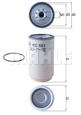 Топливный фильтр KNECHT 1440019692 G8G DC KC583D изображение 0